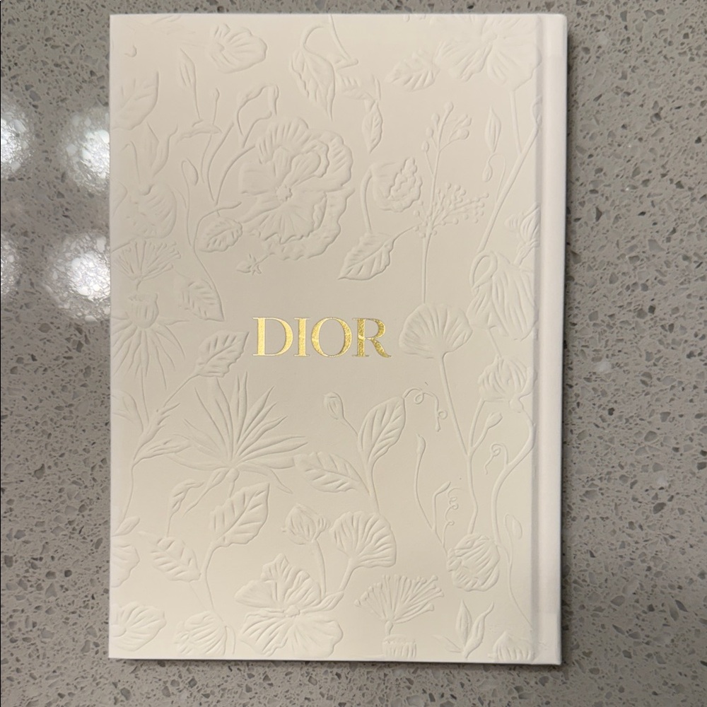 Dior Cream and Gold Embossed Journal - Picture 3 of 7